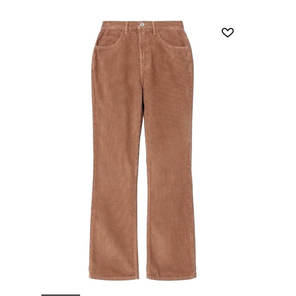 Like new Re/done women’s 70s flared corduroy trousers size 31 in washed khaki! - Picture 1 of 14